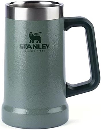 Caneca Térmica Stanley 709Ml Chopp E Cerveja Em Aço Inoxidável Verde