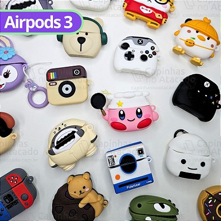 Capa De Silicone 3D Para Airpods 3 Geração