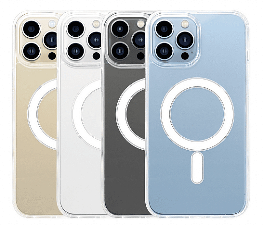 Capinha Clear Case Magsafe / Magnetic Para Iphone 12 / 12 Pro