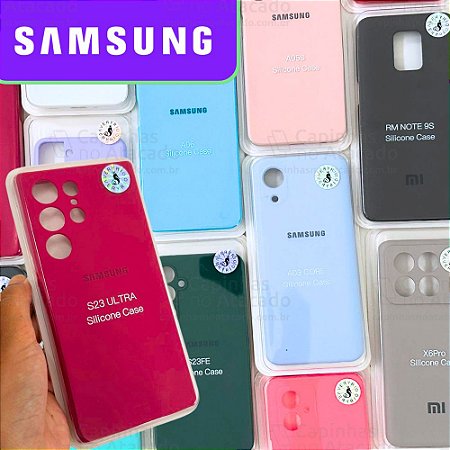 Capinha Soft Premium C/ Veludo Para Galaxy S24 Ultra