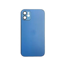 Carcaça Aro Completo Para Iphone 12 Azul