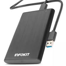 Case Externo Para Hd Sata 2.5 Usb 3.0 3Tb Infokit Kp-Hd003 Cghd-30 Ecase-330