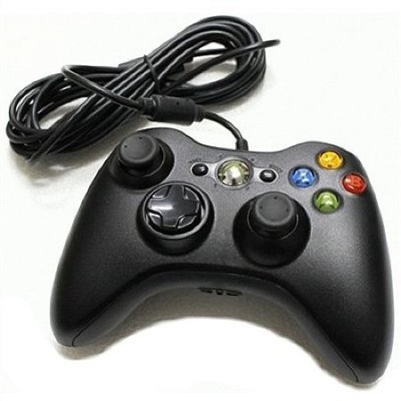 Controle Com Fio Para Xbox 360 Compatível Com Pc Fr-305