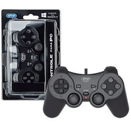 Controle Joystick Usb Com Fio Para Pc E Notebook No Blister Knup - Kp-Cn701 10689