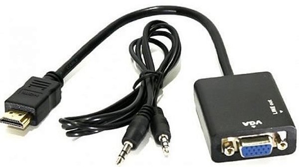 Conversor Hdmi Para Vga Com Saída De Áudio Estéreo Conv-Hdmivga-Aud Cc-Hva100