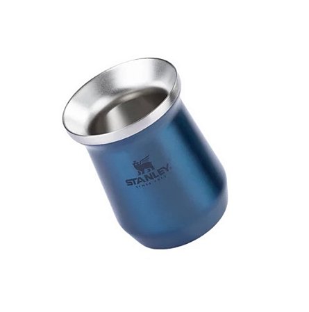 Copo Cuia Térmico Stanley 236Ml Beer Pint Matte Azul Em Aço Inox Sem Tampa