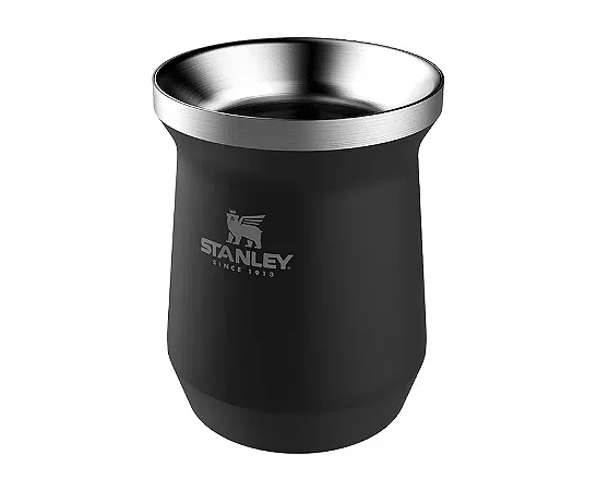 Copo Cuia Térmico Stanley 236Ml Beer Pint Matte Preto Em Aço Inox Sem Tampa