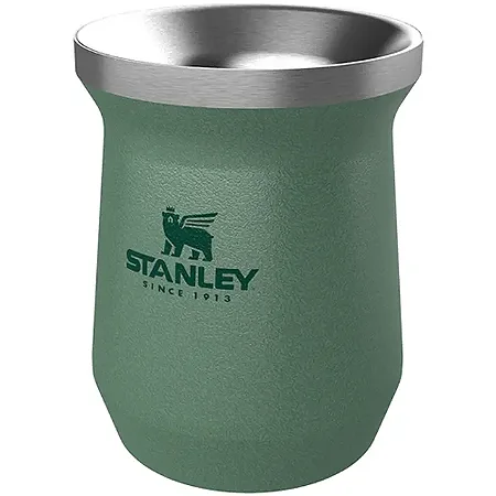 Copo Cuia Térmico Stanley 236Ml Beer Pint Matte Verde Em Aço Inox Sem Tampa
