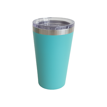 Copo Térmico Stanley 350Ml Beer Pint Stl Verde Azulado Em Aço Inox Com Tampa