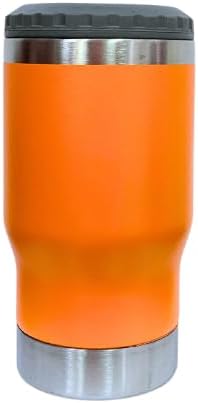 Copo Térmico Stanley Beer Pint Suporte Long Neck 420Ml Laranja Em Aço Inox