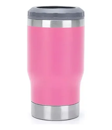 Copo Térmico Stanley Beer Pint Suporte Long Neck 420Ml Rosa Choque Em Aço Inox