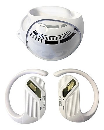 Fone Bluetooth 5.3 Kaidi Kd799 Com Conexão Estável E Bateria Duradoura Branco