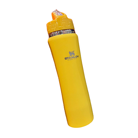 Garrafa Térmica Stanley Beer Pint Em Aço Inoxidável Com Alça 750Ml Amarelo