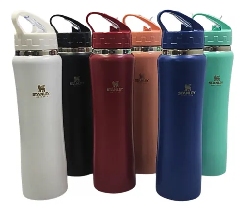 Garrafa Térmica Stanley Beer Pint Em Aço Inoxidável Com Bico Canudo 750Ml Verde Agua