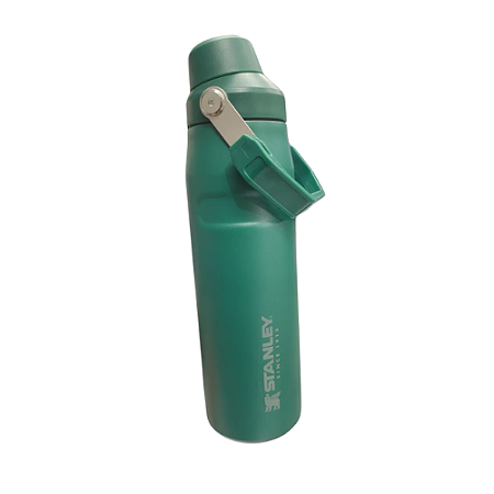 Garrafa Térmica Stanley Beer Pint Em Aço Inoxidável Com Mega Alça Colors 720Ml Verde Escuro