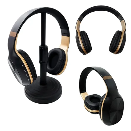 Headphone Estéreo Altomex Bm759 Com Bluetooth E Graves Reforçados Preto