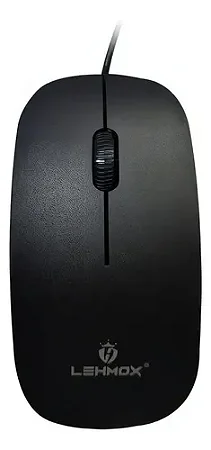 Mouse De Alta Precisão Colorido Com Fio Lehmox Ley-1564 Preto