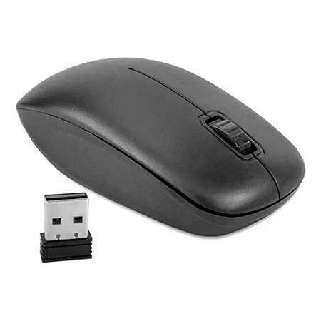 Mouse De Alta Precisão Sem Fio Com Iluminação Exbom Ms-S22