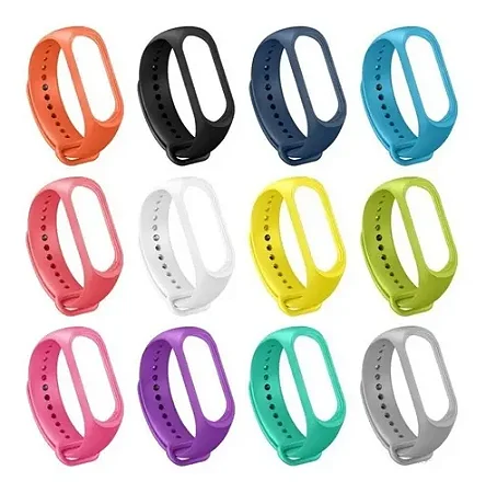 Pulseira De Reposição Premium Para Mi Band Silicone (M3/M4)