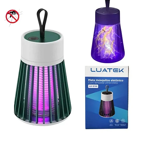 Mata Mosquito Eletrônico Com Lâmpada Ultravioleta Luatek Lk-5110