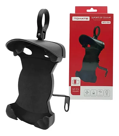 Suporte Universal Reforçado De Celular Para Moto Com Proteção Solar Tomate Mt-251A