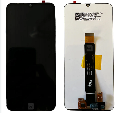 Tela com display e aro Motorola Moto E6 plus