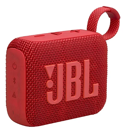 Caixa de som JBL Go 4 Bluetooth Vermelha