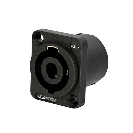 CONECTOR SPEAKON 4 POLOS FÊMEA DE PAINEL QUADRADO