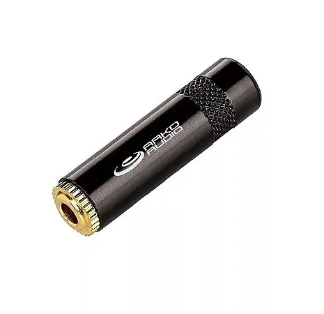 CONECTOR P2 FÊMEA DE LINHA PRETO