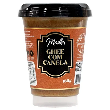 Ghee com Canela 180g | Madhu Ghee