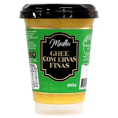 Ghee com Ervas Finas 180g | Madhu Ghee