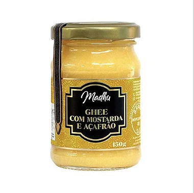 Ghee com Mostarda e Açafrão 150g | Madhu Ghee