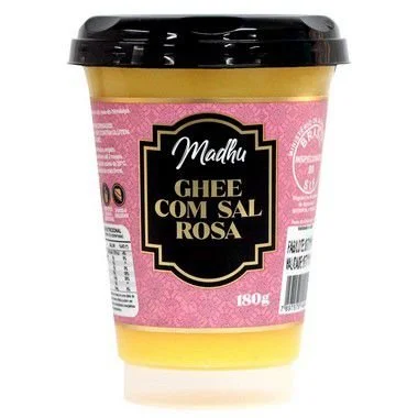 Ghee com Sal Rosa do Himalaya 180g | Madhu Ghee
