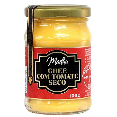 Ghee com Tomate Seco  150g | Madhu Ghee
