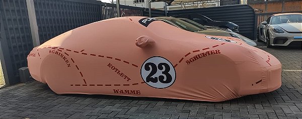 Capa carro Porsche 992 Carrera sem kit impressa Pink Pig - 30% off ultima peça