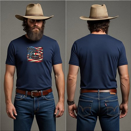 Camiseta Ford Mustang Collors unissex