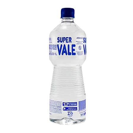 ALCOOL LIQUIDO 70º 1L  SUPER VALE