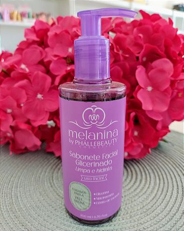 Sabonete Facial Melanina Glicerinado Phállebeauty