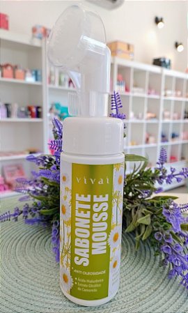 Sabonete Mousse Oil-free  Antioleosidade Vivai.
