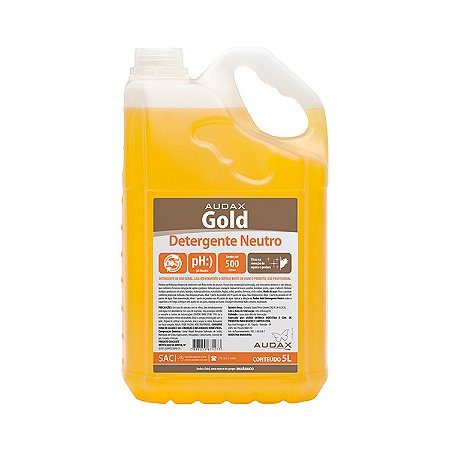 Detergente 5Lts Concen Neutro Gold Audax
