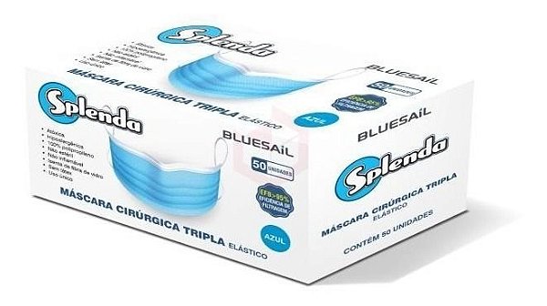 Mascara Tripla Azul Bluesail C/50