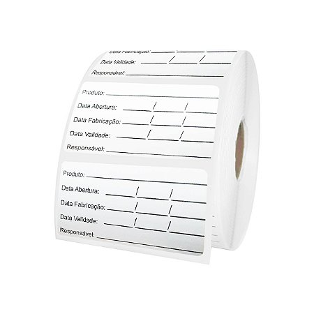 ETIQUETA DE MANIPULAÇÃO DE ALIMENTOS 30MM C/960 UND - WIDE STOCK
