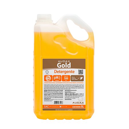 Detergente Concentrado Neutro Gold 5 Litros- Audax