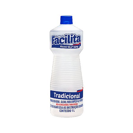 Álcool Líquido Tradicional 46º 1L - Facilita Audax