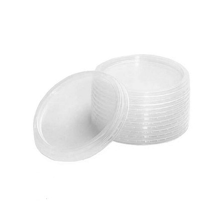 Tampa Lisa 300mL Transparente 50 unidades Altacoppo
