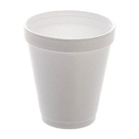 Copo Térmico com Tampa CCT-240 Branco 240mL 50 unidades Copobras