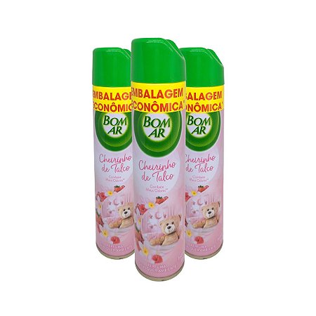 Odorizador Aerossol 360mL Cheirinho de Talco Bom Ar Air Wick