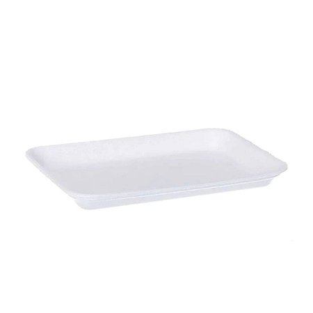 Bandeja de Isopor Rasa CRL-003 Amarela 400 unidades Copobras