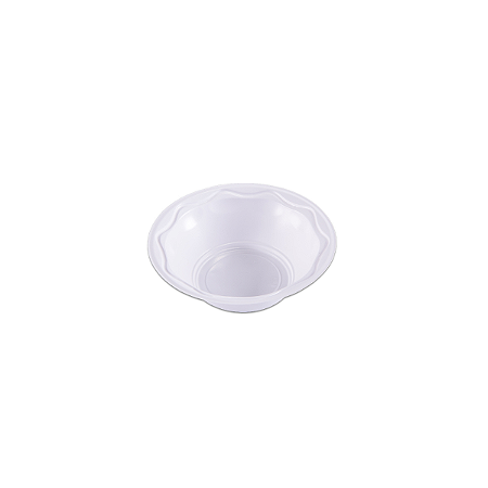 Prato Flexível Redondo Fundo 220mL Branco com 10 unidades Prafesta