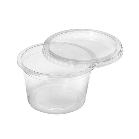 Pote Redondo 250ml c/Tampa 24 Unid Prafesta